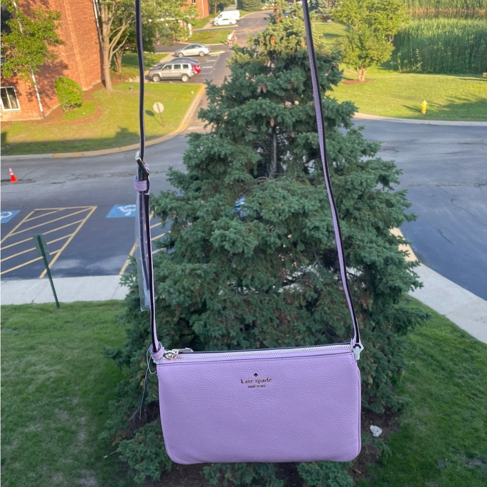 NWT Kate Spade Triple Gusset Crossbody